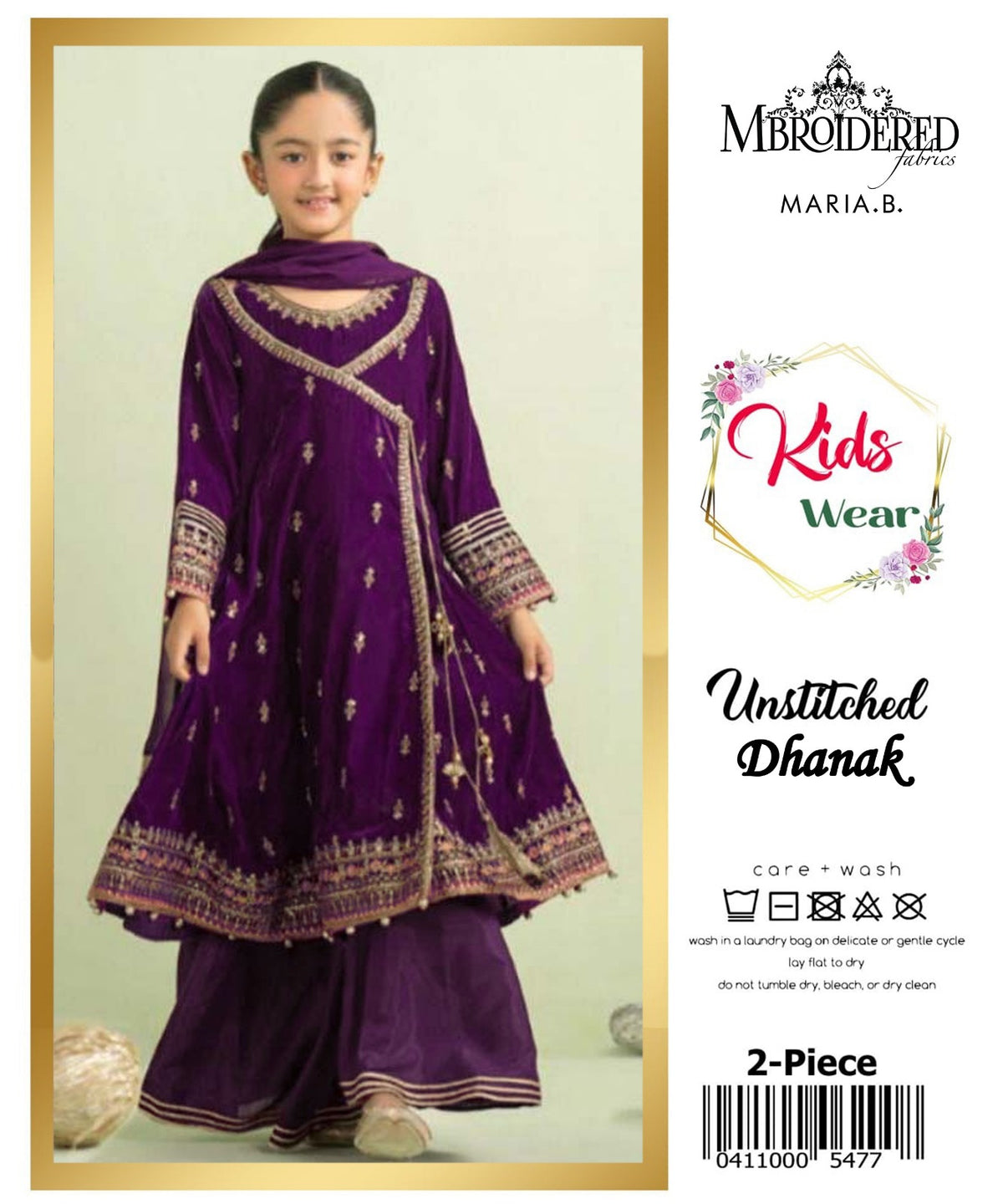 Kids Luxury Dhanak 2Pc