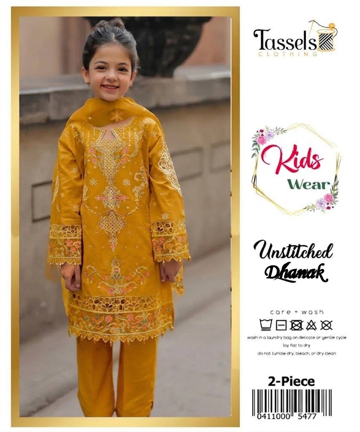 Kids Luxury Dhanak 2Pc