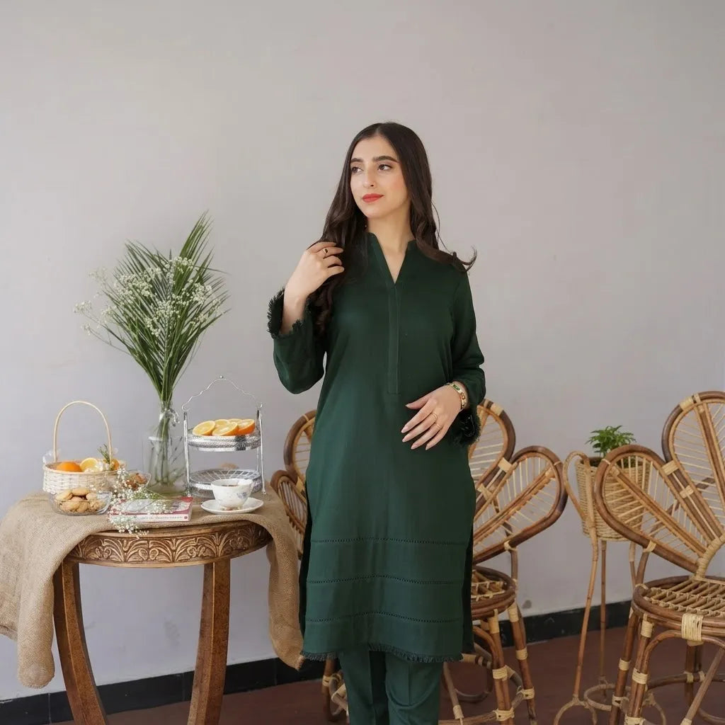 Luxury Dhanak Embroidered 3PC