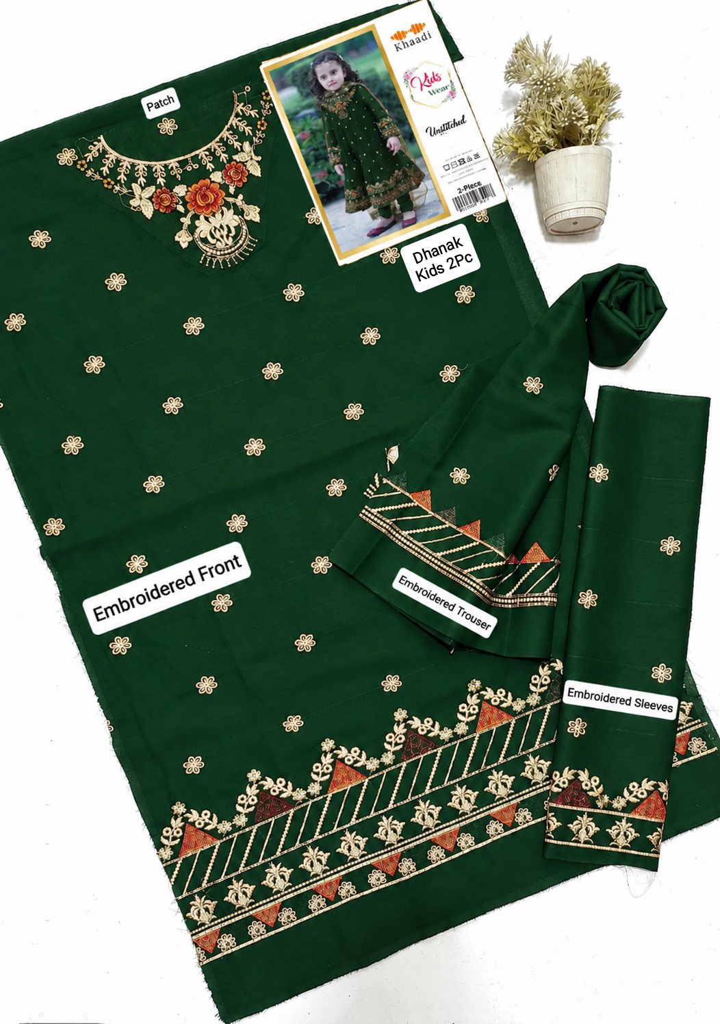 Kids Luxury Dhanak 2Pc