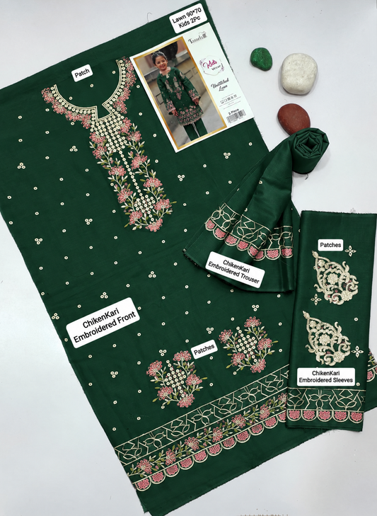 Kids Luxury Dhanak 2Pc
