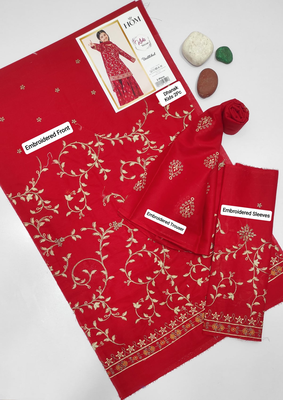 Kids Luxury Dhanak 2Pc