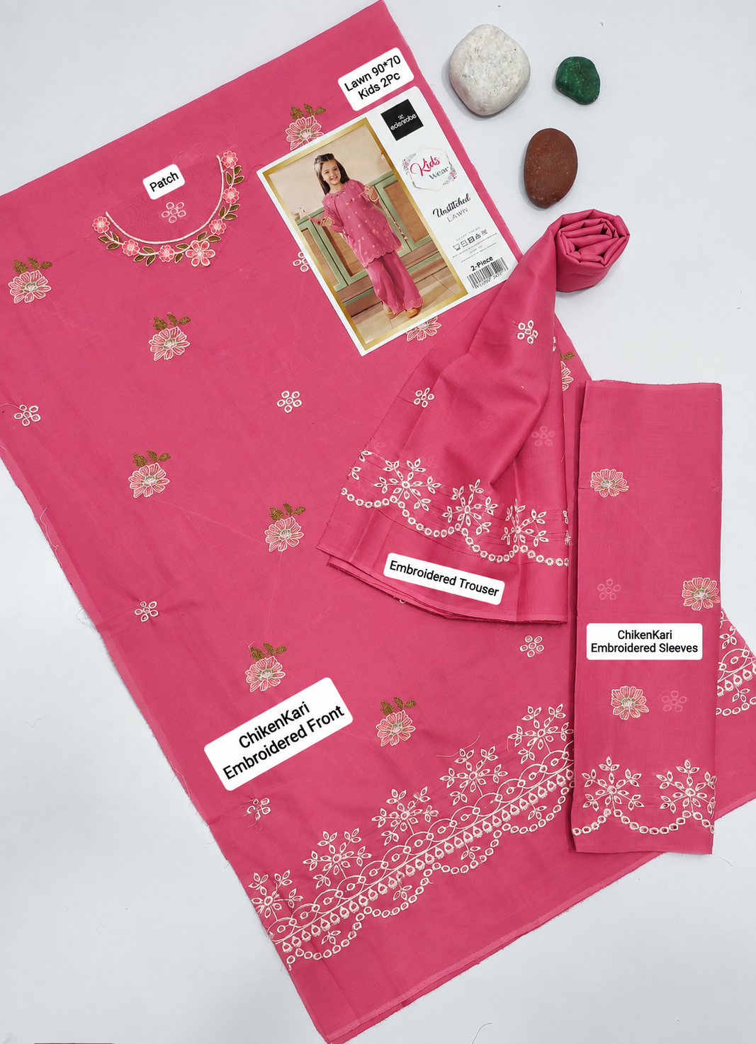 Kids Luxury Dhanak 2Pc
