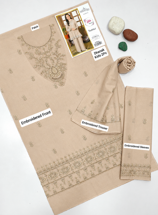 Kids Luxury Dhanak 2Pc