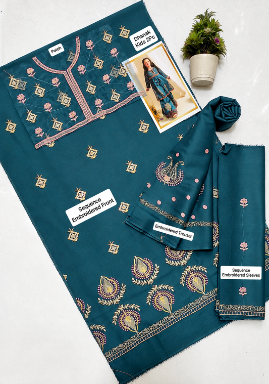 Kids Luxury Dhanak 2Pc