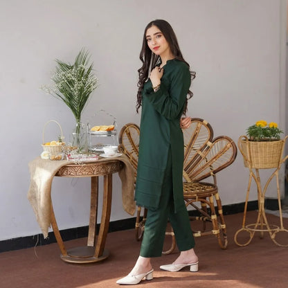 Luxury Dhanak Embroidered 3PC